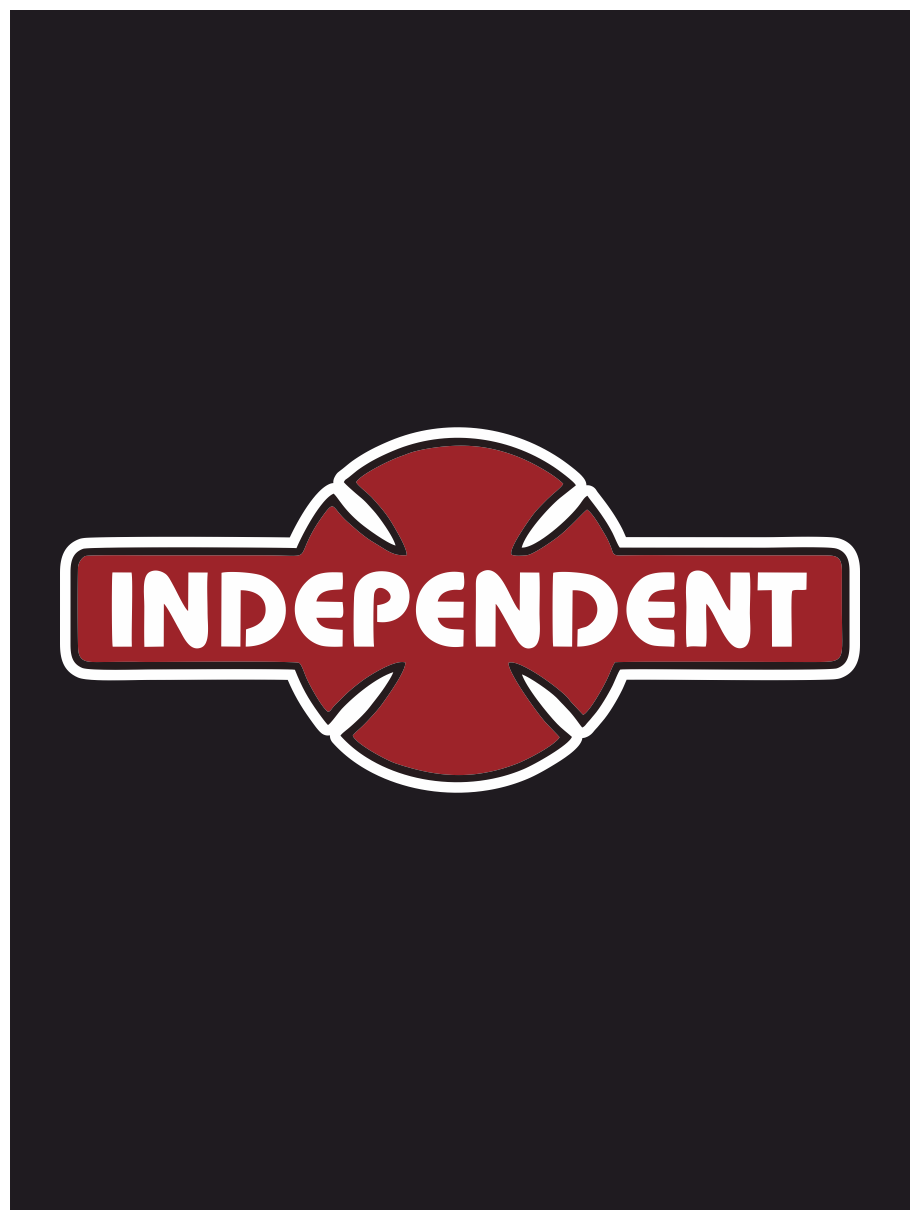 Наклейка на авто Independent 20x9 см.