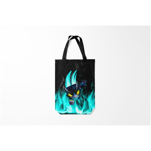 фото Сумка-шоппер / 31х42 см / геймерам / brawl stars crow burnettie