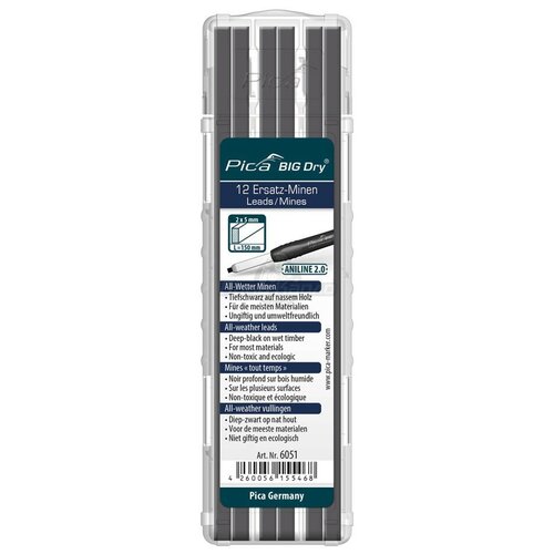 Комплект всепогодных грифелей для карандаша Pica 6051