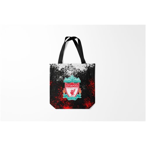 фото Сумка-шоппер / 40х40 см / футбол / liverpool ливерпуль burnettie