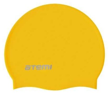 Шапочка для плавания Atemi, силикон, желт, Sc107