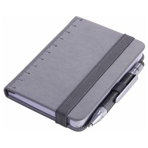 Блокнот с шариковой ручкой TROIKA 105 х 85 х 12 мм серый TROIKA Germany GmbH NPP25/GY