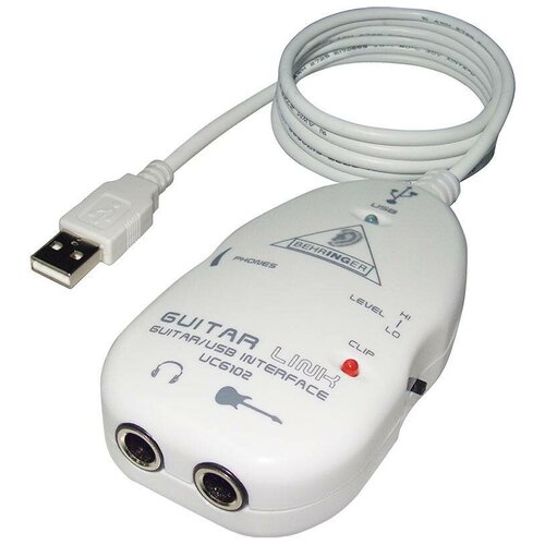 BEHRINGER UCG102 USB - интерфейс для подключения гитары к компьютеру