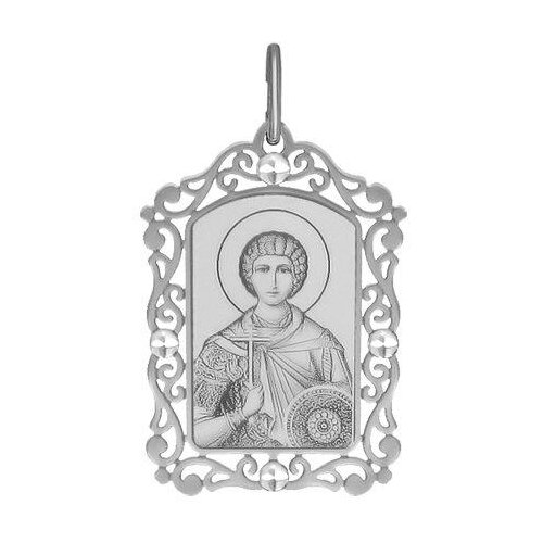 фото Подвеска-иконка из серебра ангел хранитель 94100227 sokolov икона из серебра 94100227 dragomarket