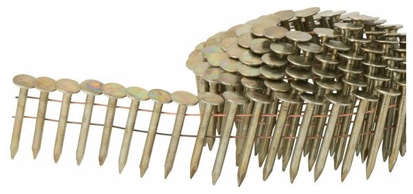 фото Кровельные гвозди барабанные 3.05 X19 (22) гладкие оцинкованные / 7200шт