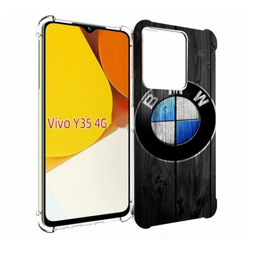 Чехол MyPads bmw бмв 5 мужской для Vivo Y35 4G 2022 / Vivo Y22 задняя-панель-накладка-бампер