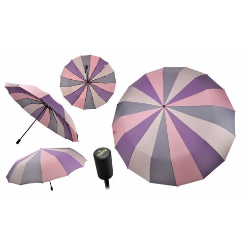 Зонт Три слона, розовый