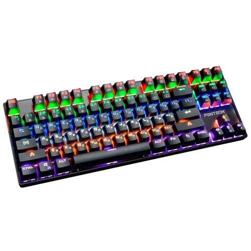 Игровая клавиатура USB Jet A Panteon T4 c LED подсветкой механическая 87 клавиши чёрная 259000₽
