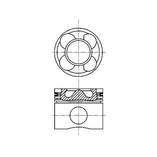 NURAL 8710280710 Поршень двигателя