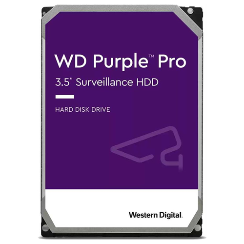 Western Digital Жесткий диск Western Digital HDD SATA-III 18Tb Purple Pro WD181PURP, 7200 rpm, 512MB buffer (DV&NVR + AI)