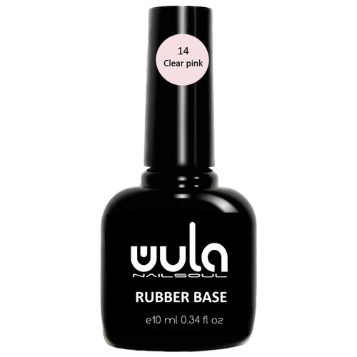 WULA Базовое покрытие Rubber Base, 14 прозрачно-розовый, 10 мл, 42 г