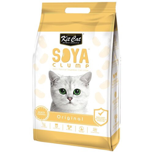 Комкующийся наполнитель Kit Cat Soya Clump Original, 14л