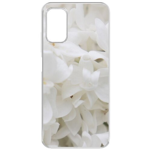 Чехол-накладка Krutoff Clear Case Женский день - Белые лилии для Xiaomi Redmi Note 10T/ Poco M3 Pro