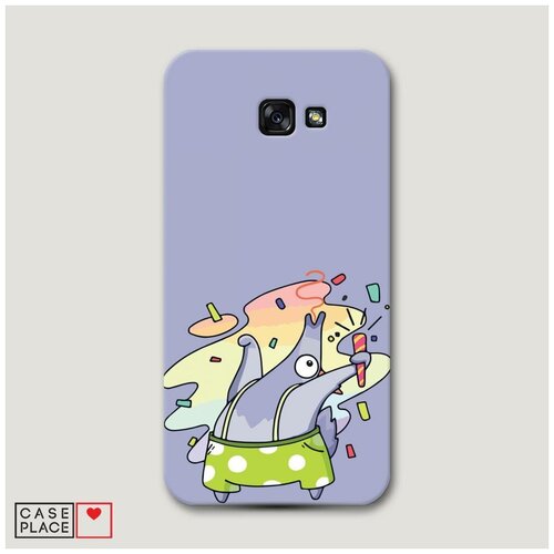 фото Чехол пластиковый samsung galaxy a7 2017 муравьед хлопушка case place
