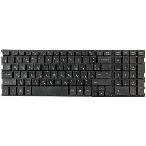 Клавиатура для ноутбука HP ProBook 4510s 4515s 4710s Series Плоский Enter Черная без рамки PN NSK-HEM0R 114000₽