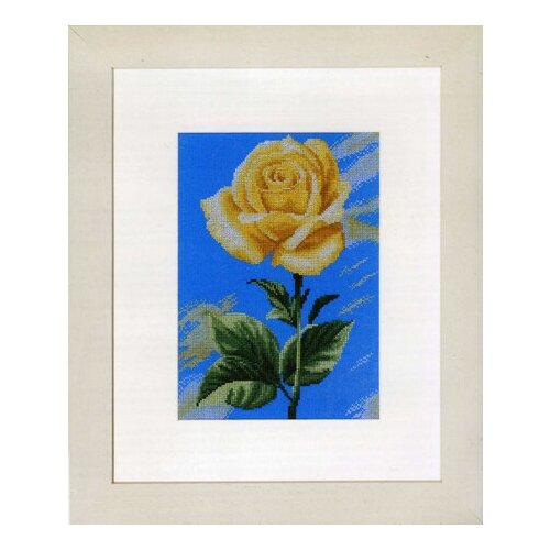 Набор для вышивания Lanarte PN-0008115 Yellow Rose on Blue