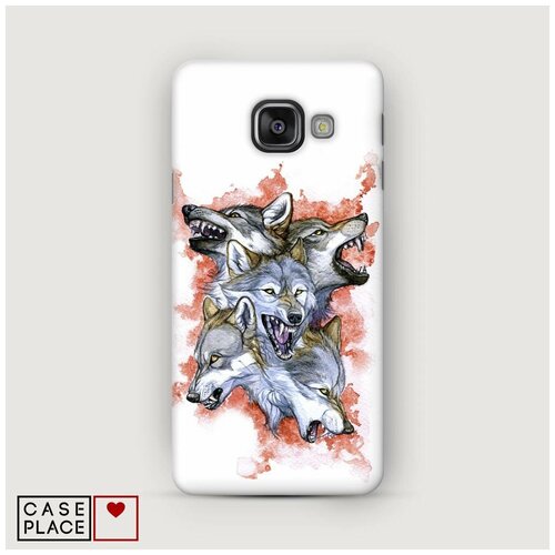 фото Чехол пластиковый samsung galaxy a5 2016 волк акварель case place