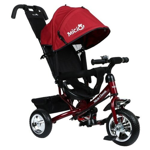 Велосипед трехколесный Micio Classic, колеса EVA 10"/8", цвет бордовый