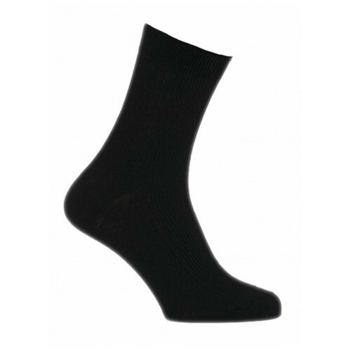 фото Носки мужские гамма с987, 100% хлопок, чёрный, 25 (размер обуви 38-40)