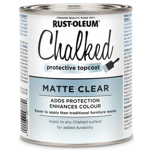 Лак Rust-Oleum Chalked Protective Topcoat водорастворимый бесцвeтный 0.89 л