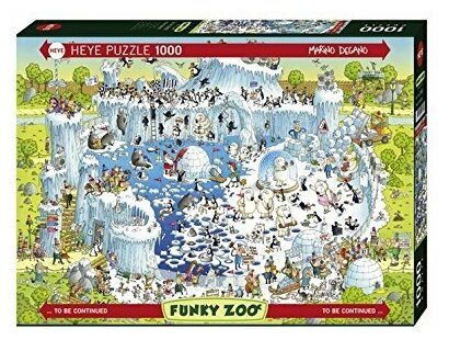 Puzzle-1000 "Полярный зоопарк, Degano, Classics" (29692) HEYE - фото №3