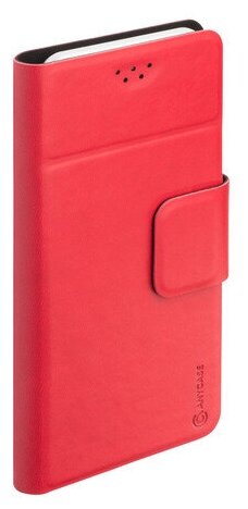Чехол универсальный Wallet для смартфонов 4.3-5.5, красный, Deppa 140005
