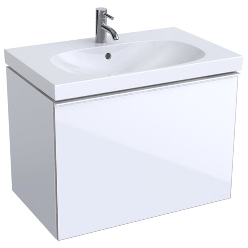 фото Geberit тумба под раковину подвесная geberit acanto 500.612.01.2, белая