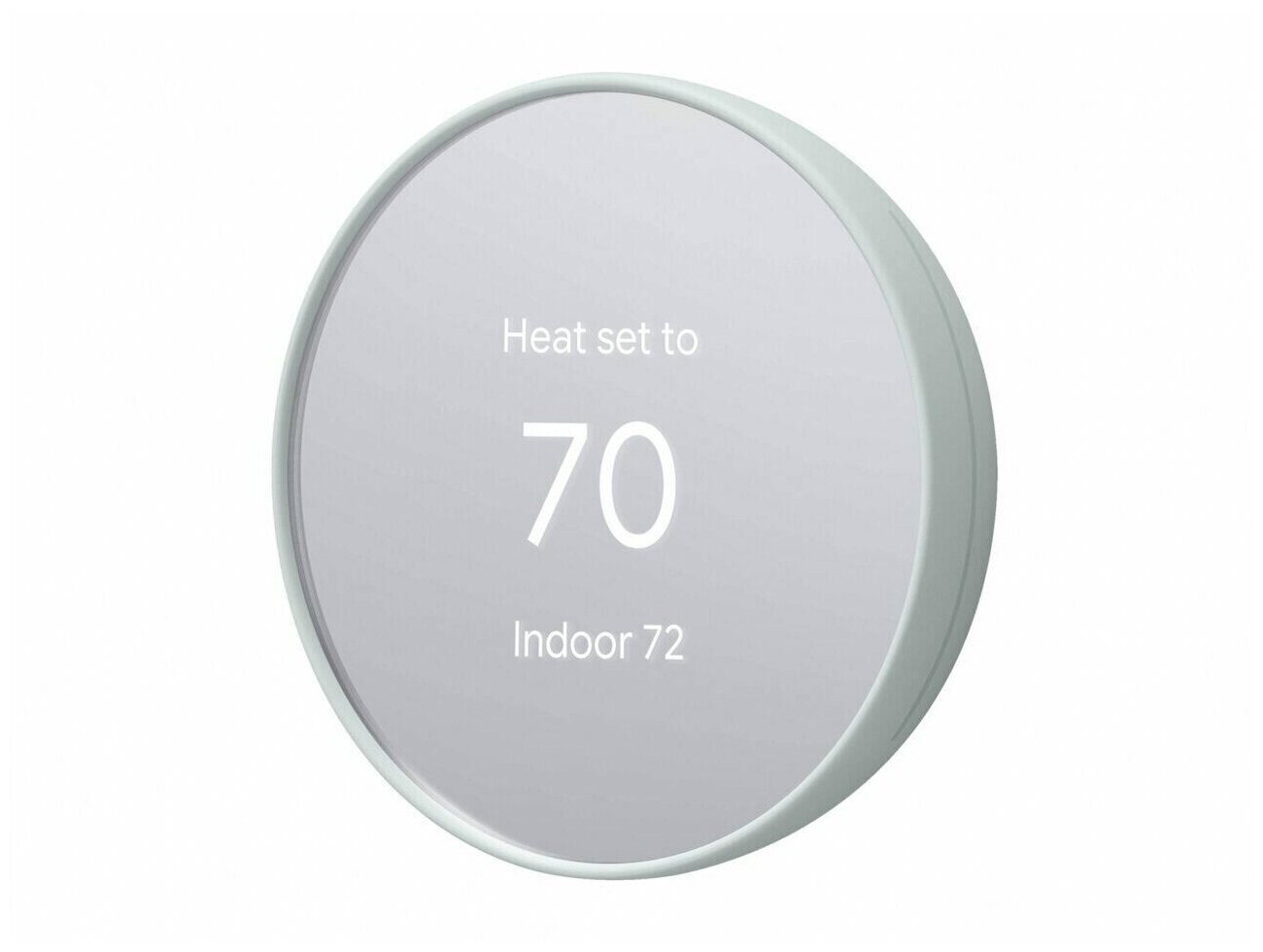 Google Nest Thermostat серебристый