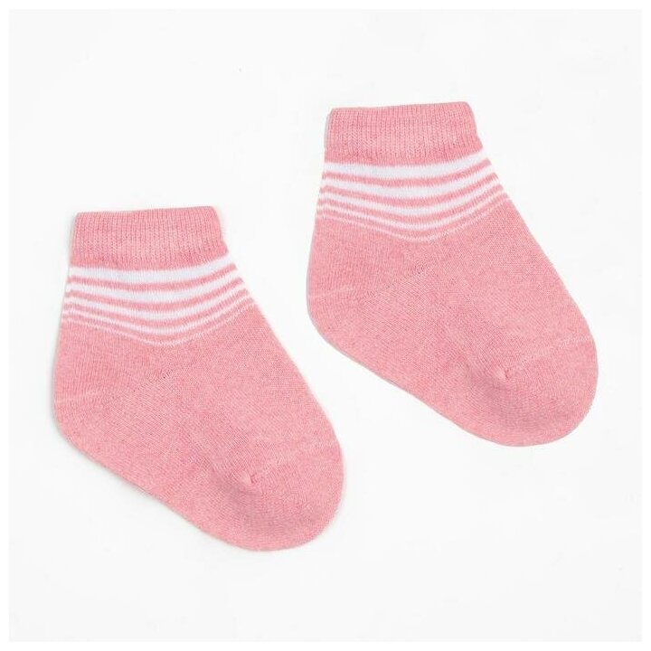 Носки для девочки Collorista цвет розовый р-р 24-26 (16 см)