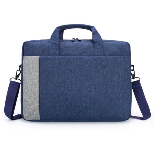 фото Сумка для ноутбука mypads m120-936 для apple macbook air pro dell asus acer lenovo hp xiaomi fujitsu haier gigabyte microsoft alienware с диагональю 15 /15.4 /15.6/ 16 /16.1 из качественной износостойкой влагозащитной ткани оксфорд синяя