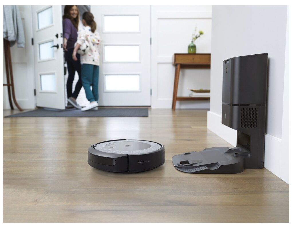 Робот-пылесос IROBOT Roomba i3+, серый/черный [i355840plus_rnd] - фото №11