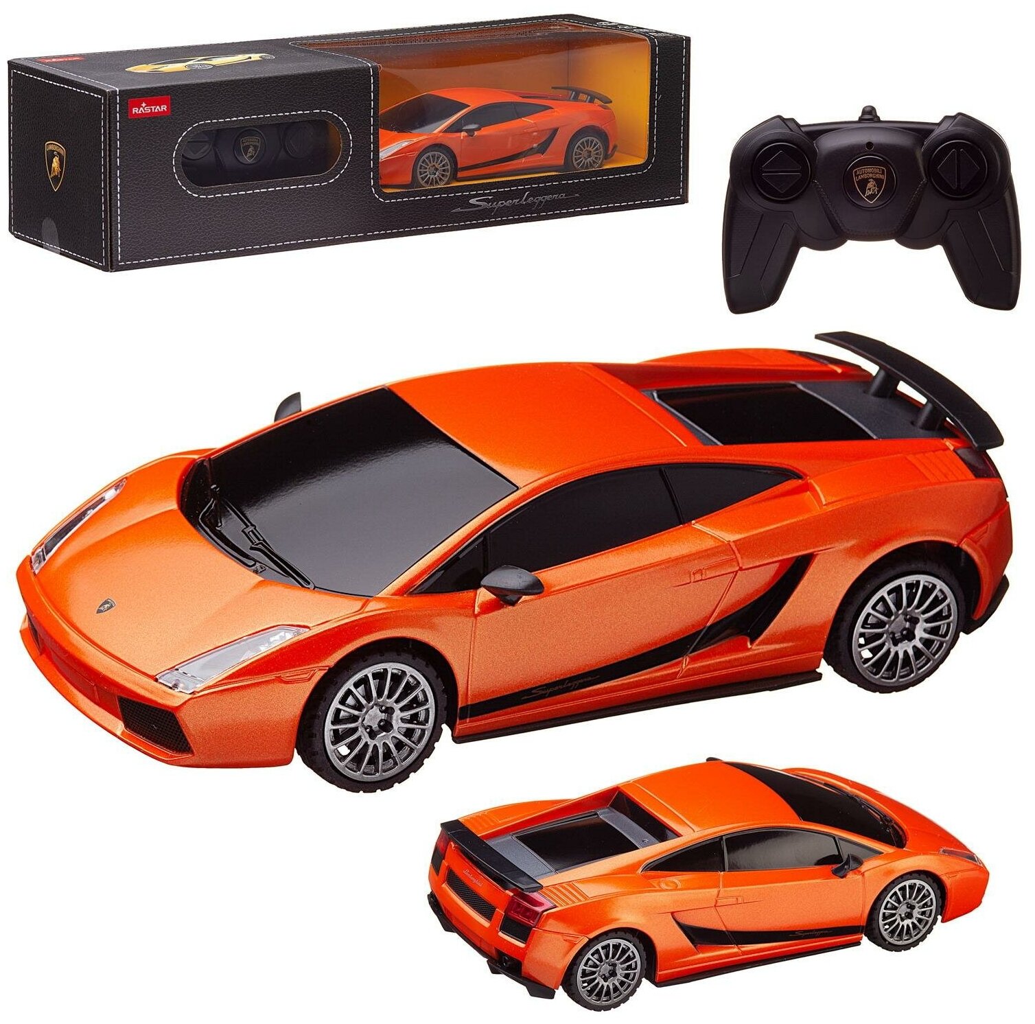 Машина р у 1:24 Lamborghini, цвет оранжевый 26300O