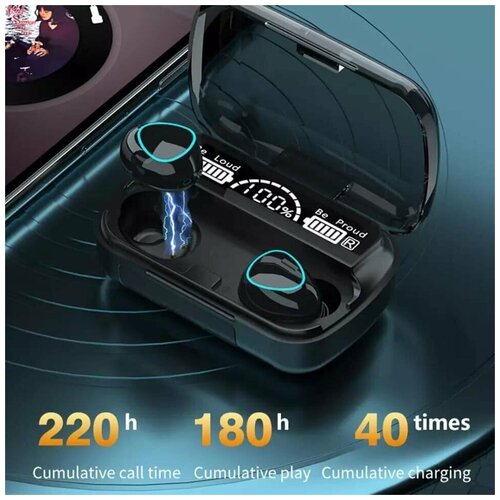 Беспроводные Наушники N10 TWS С Power Bank 2000 mAh Вакуумные с Микрофоном Hands-free TWS Bluetooth 93500₽