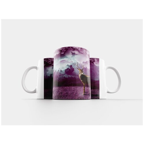 фото Кружка "олень, зима, рождество" 320 мл lotsprints