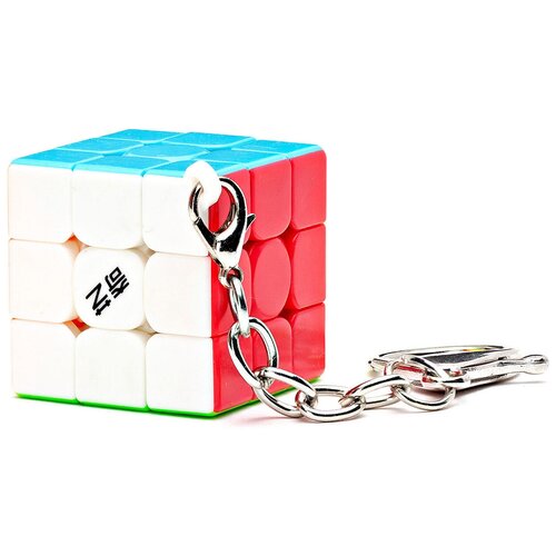 Кубик Рубика брелок QiYi (MoFangGe) 3x3 Keychain mini 30 mm брелок moyu mini 30 mm color