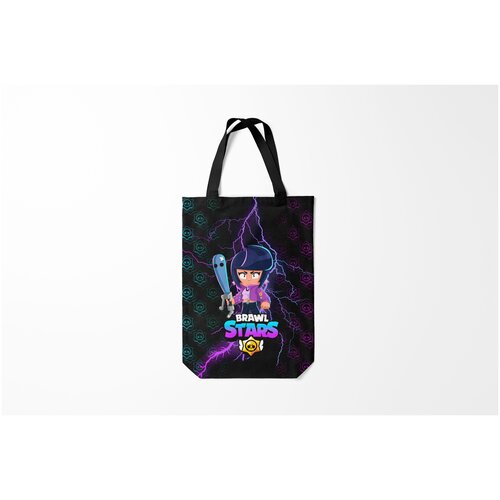 фото Сумка-шоппер / 31х42 см / геймерам / brawl stars bibi. burnettie