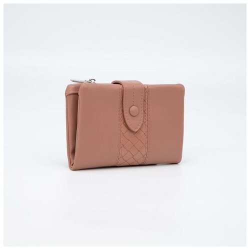фото Кошелек женский кнр отдел на кнопке, розовый magic store