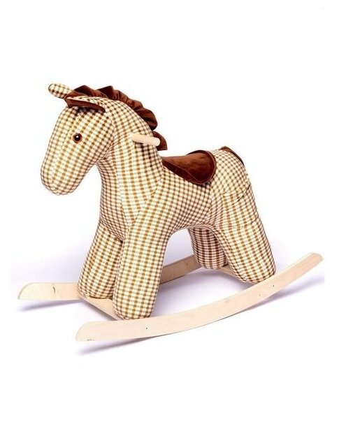 Качалка KETT-UP Добрая модная лошадка, KU235.1 , цвет коричневый/бежевый
