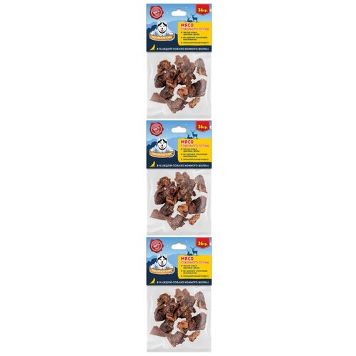 Лакомство для собак Погрызухин Мясо оленя, 36 гр, 3 шт