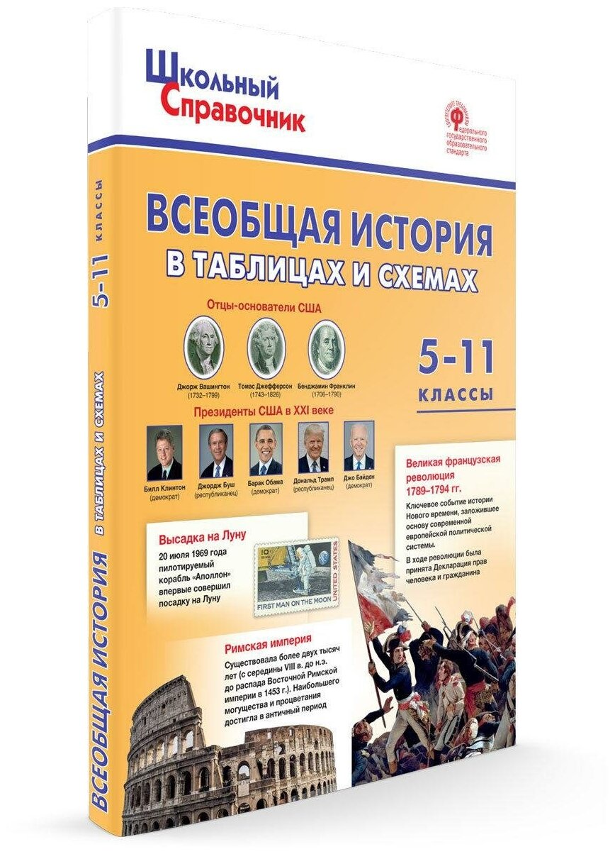 Чернов Д. И. Всеобщая история в таблицах и схемах. 5–11 классы. Школьный справочник