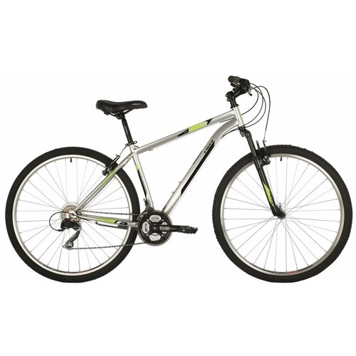 фото Велосипед foxx aztec 29" (2021) (велосипед foxx 29" aztec серебристый, сталь, размер 18")