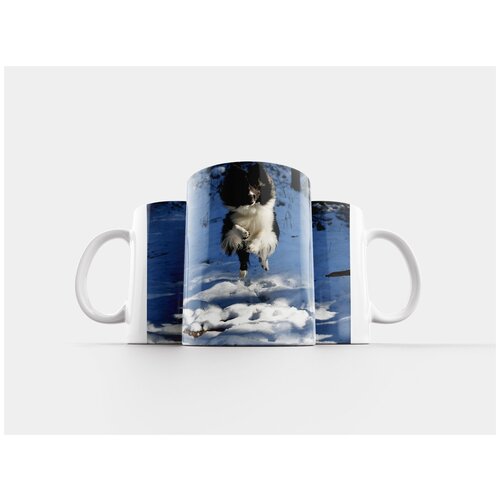 фото Кружка "снег, зима, на открытом воздухе" 320 мл lotsprints