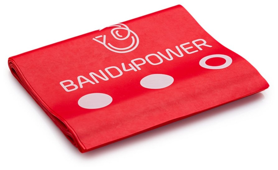 Эспандер Band4Power, Эластичная лента, средняя нагрузка, красный