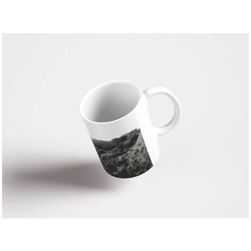 фото Кружка "лава, лавовый камень, канарский остров 320 мл. белая" lotsprints