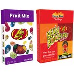 Конфеты Jelly Belly коробка Fruit Mix 35 гр. + Ассорти Bean Boozled Flaming Five 45 гр. (2 шт.) - изображение