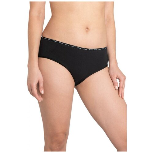 фото Трусики-слипы с широким бочком m, серый меланж amoret