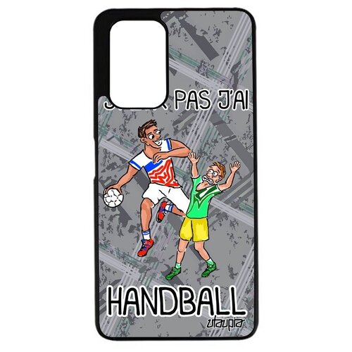 фото Красивый чехол на смартфон // xiaomi redmi 9t // "не могу - у меня гандбол!" крутой юмор, utaupia, серый
