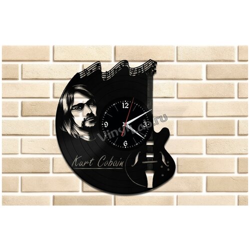 Группа Nirvana — часы из виниловой пластинки (c) VinylLab