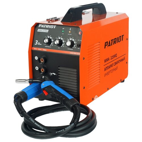 Полуавтомат сварочный инверторный PATRIOT WMA 225MQ MIGMAGMMA 605301755 PATRIOT 23795₽