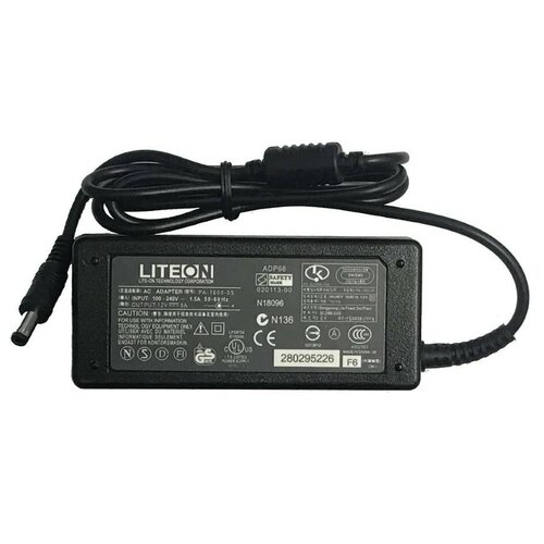 сетевой адаптер 12v 5a 60w z3 штеккер 5 5 2 1 Блок питания (адаптер) Liteon pa-1600-05 12V 5A 60W разъём 5.5 - 2.5mm для светодиодных лент, мониторов и т. д